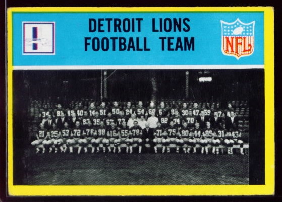 61 Lions Team Card